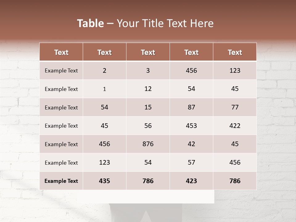 Banner Wall Suit PowerPoint Template