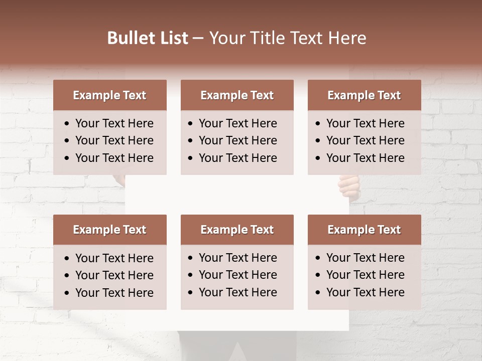 Banner Wall Suit PowerPoint Template