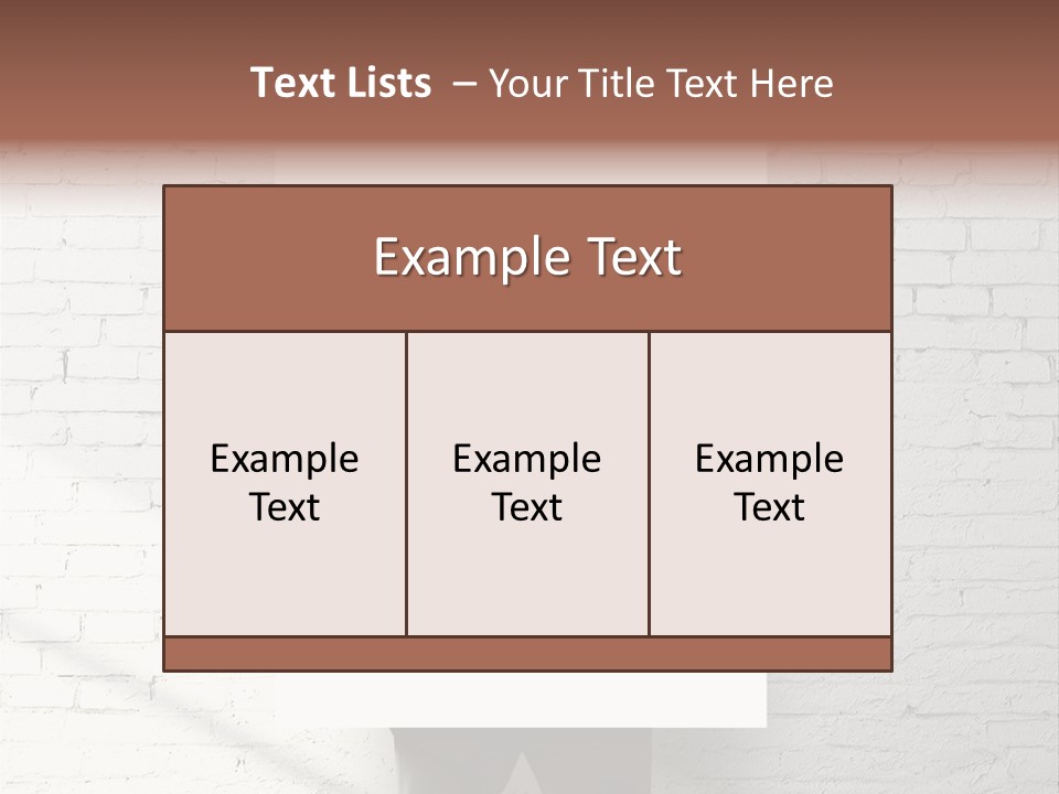 Banner Wall Suit PowerPoint Template