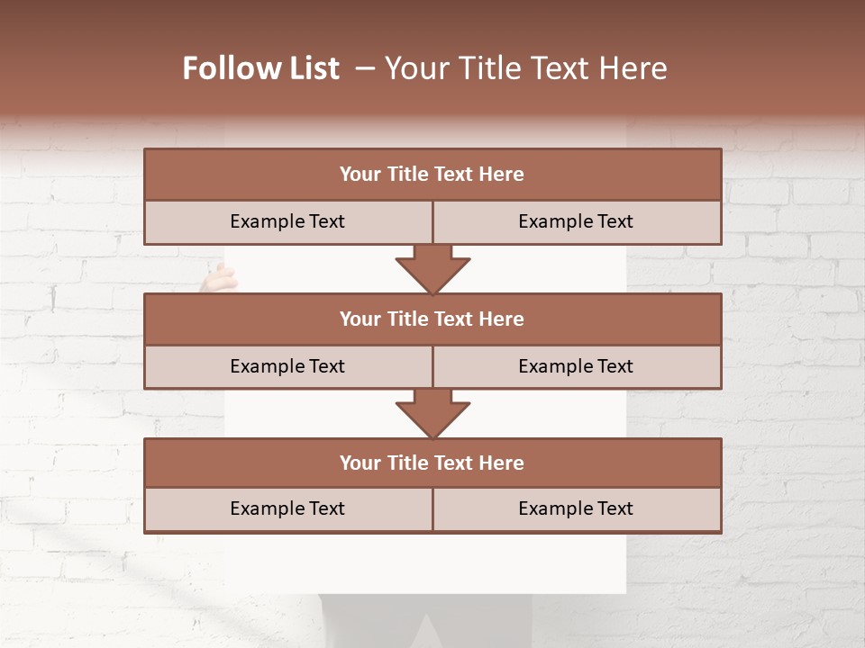 Banner Wall Suit PowerPoint Template