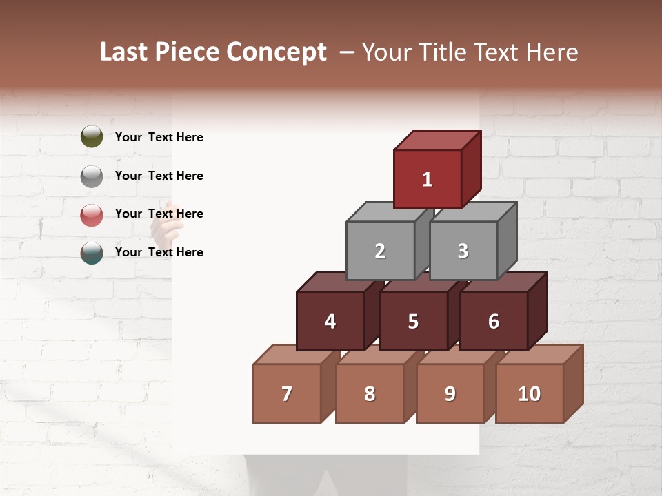 Banner Wall Suit PowerPoint Template