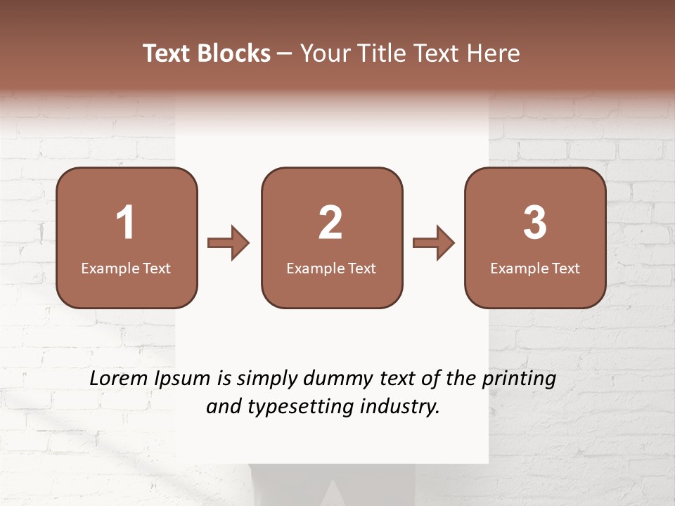 Banner Wall Suit PowerPoint Template