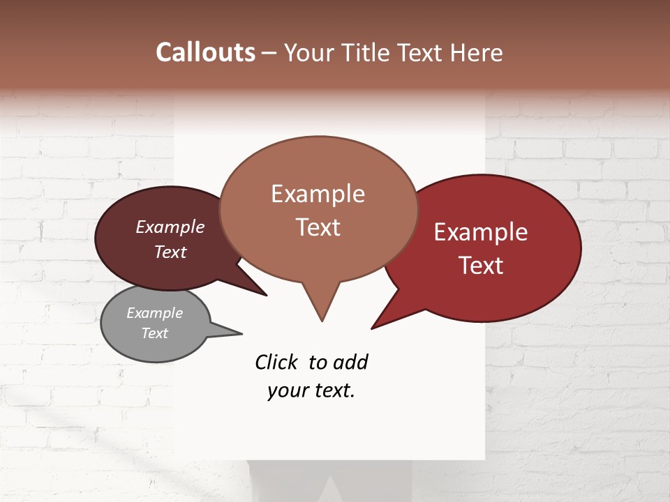 Banner Wall Suit PowerPoint Template