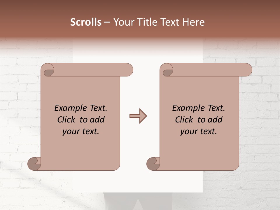 Banner Wall Suit PowerPoint Template