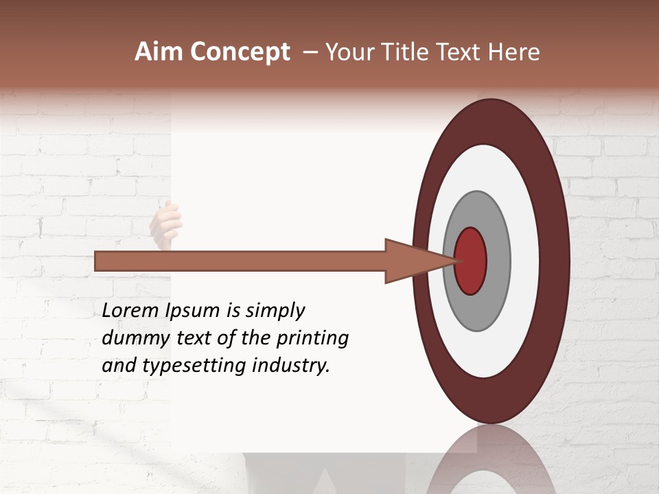 Banner Wall Suit PowerPoint Template