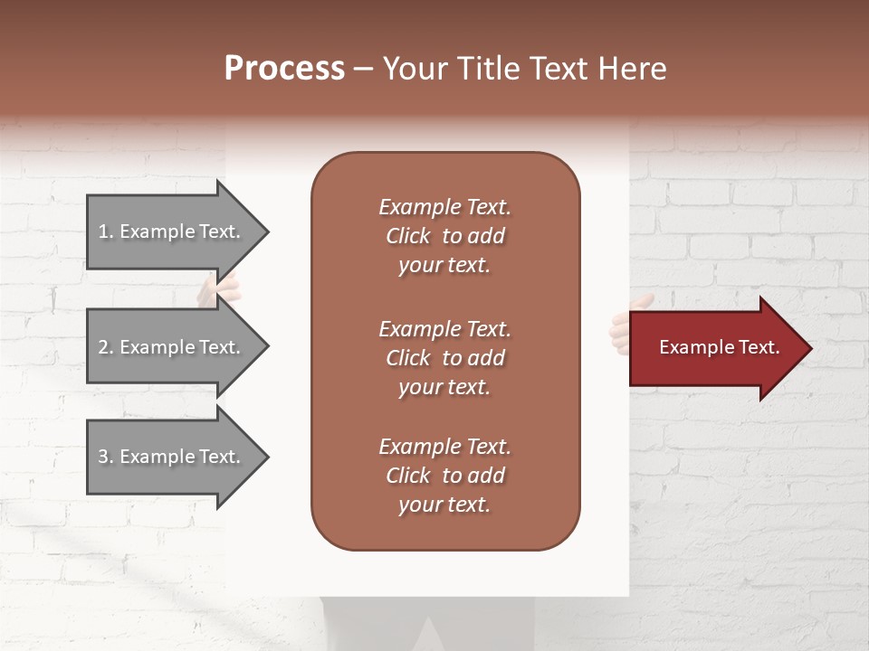 Banner Wall Suit PowerPoint Template