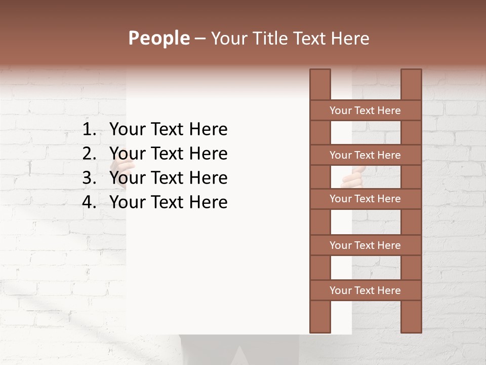 Banner Wall Suit PowerPoint Template