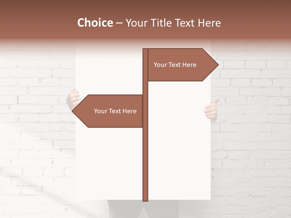 Banner Wall Suit PowerPoint Template