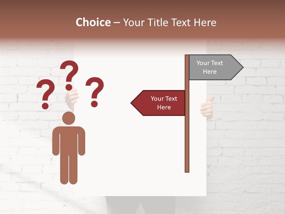 Banner Wall Suit PowerPoint Template