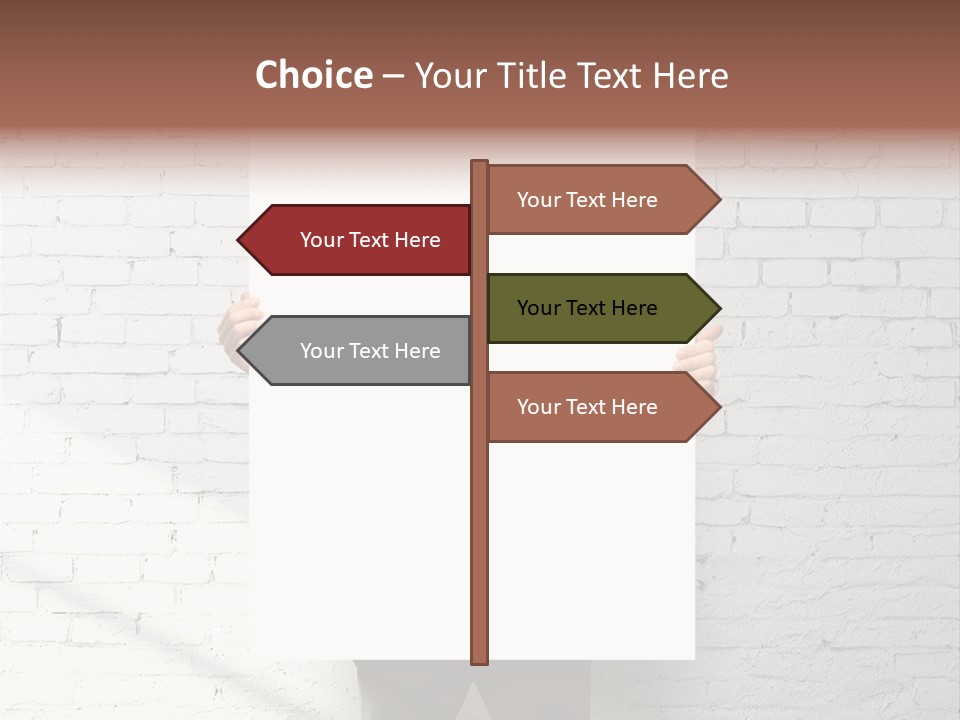 Banner Wall Suit PowerPoint Template