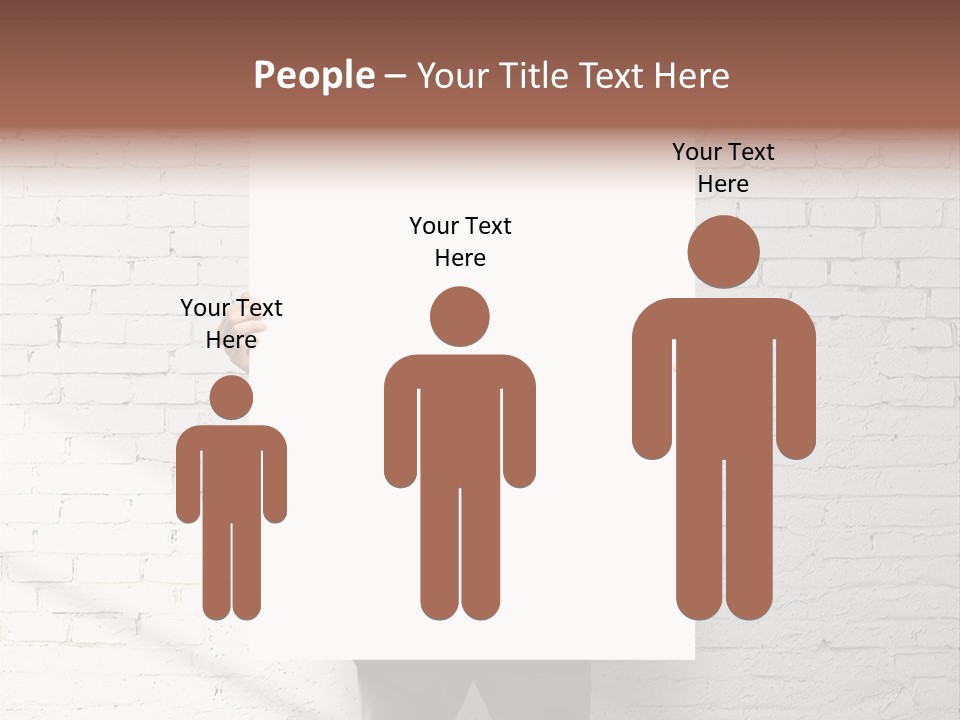 Banner Wall Suit PowerPoint Template