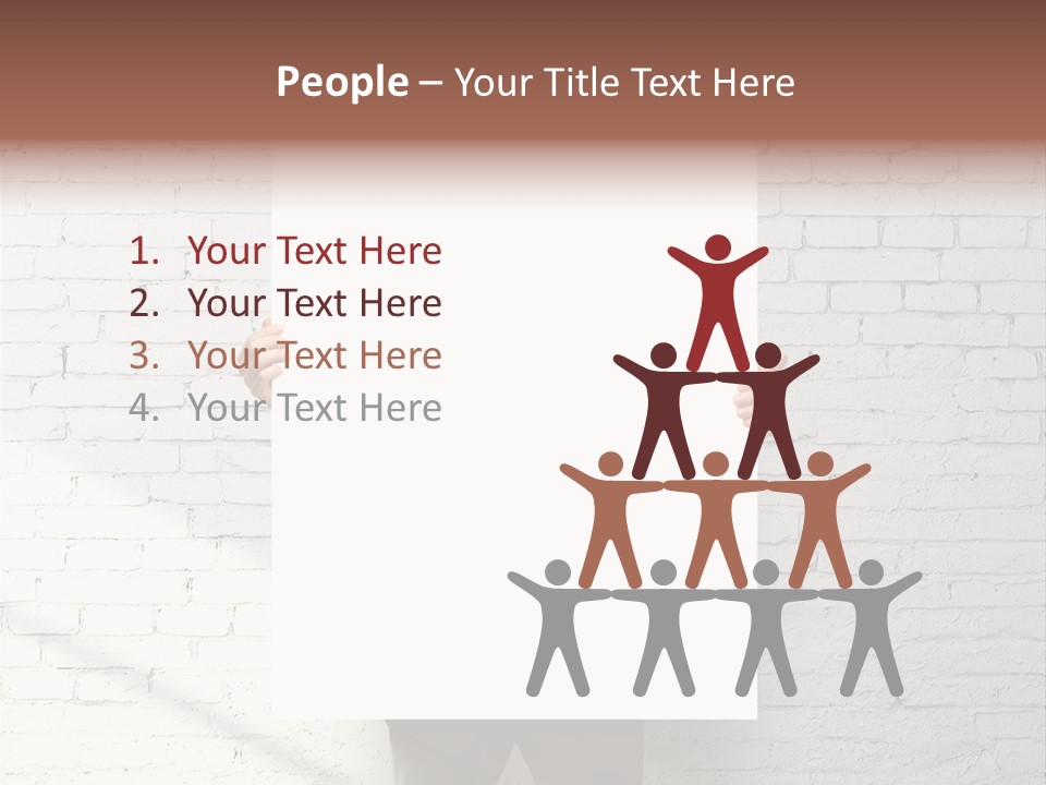 Banner Wall Suit PowerPoint Template