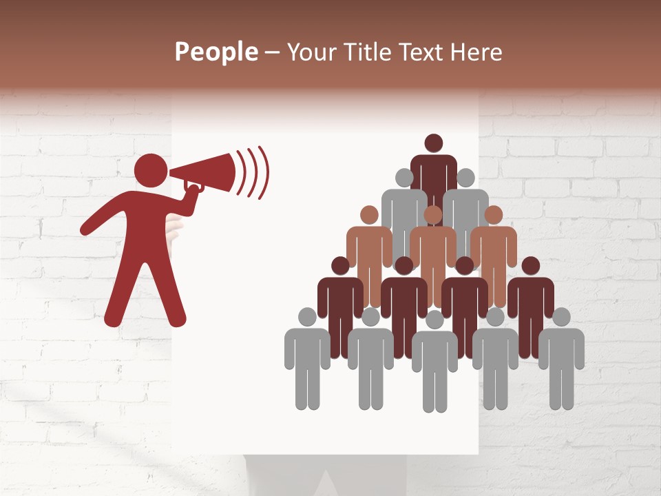 Banner Wall Suit PowerPoint Template