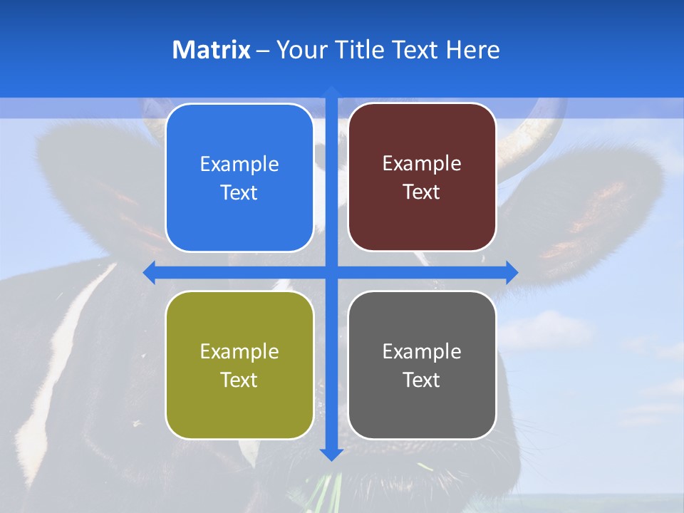 Grass Milk Breeding PowerPoint Template