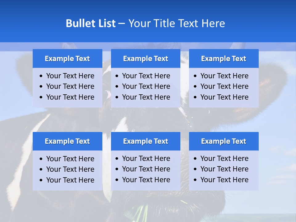 Grass Milk Breeding PowerPoint Template