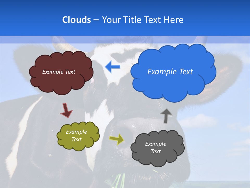 Grass Milk Breeding PowerPoint Template
