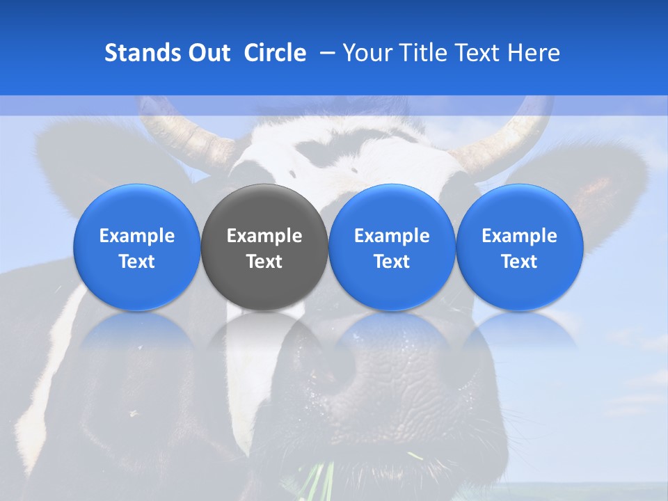 Grass Milk Breeding PowerPoint Template