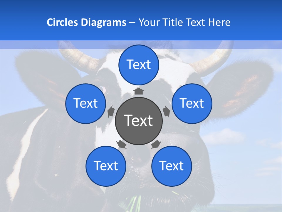 Grass Milk Breeding PowerPoint Template
