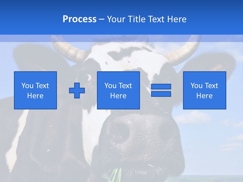 Grass Milk Breeding PowerPoint Template