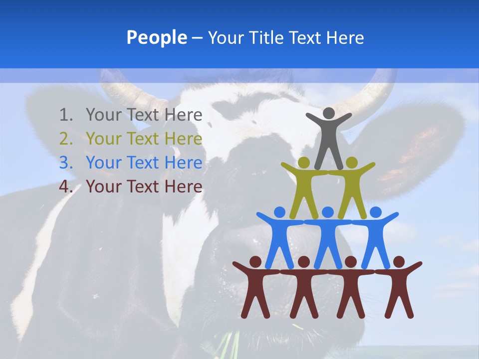 Grass Milk Breeding PowerPoint Template