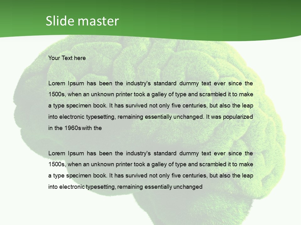 Wisdom White Growing PowerPoint Template