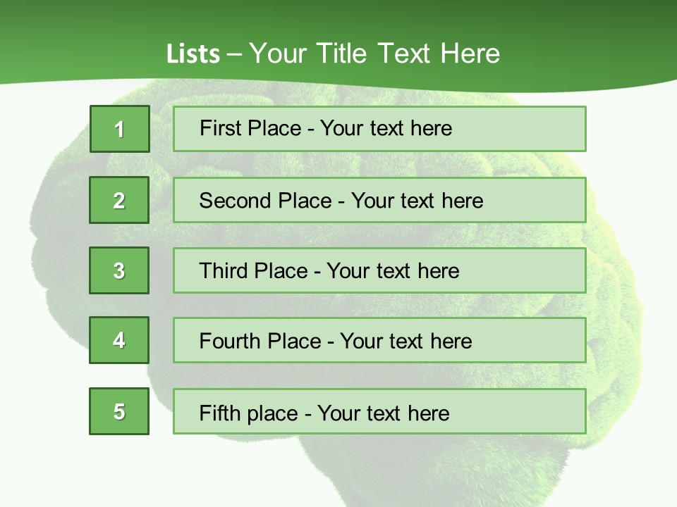 Wisdom White Growing PowerPoint Template