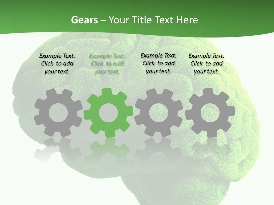 Wisdom White Growing PowerPoint Template