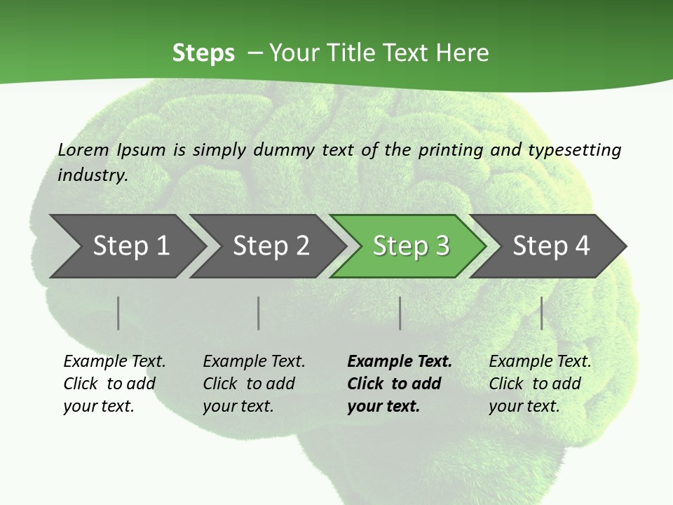 Wisdom White Growing PowerPoint Template