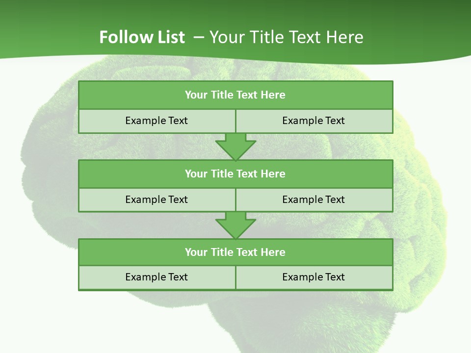 Wisdom White Growing PowerPoint Template