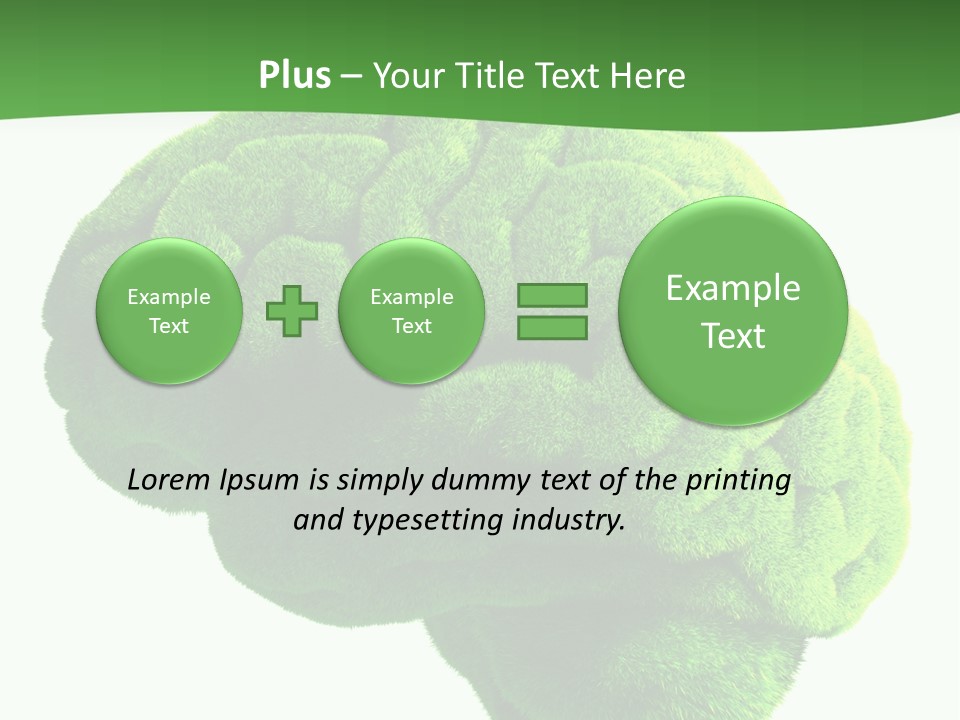 Wisdom White Growing PowerPoint Template