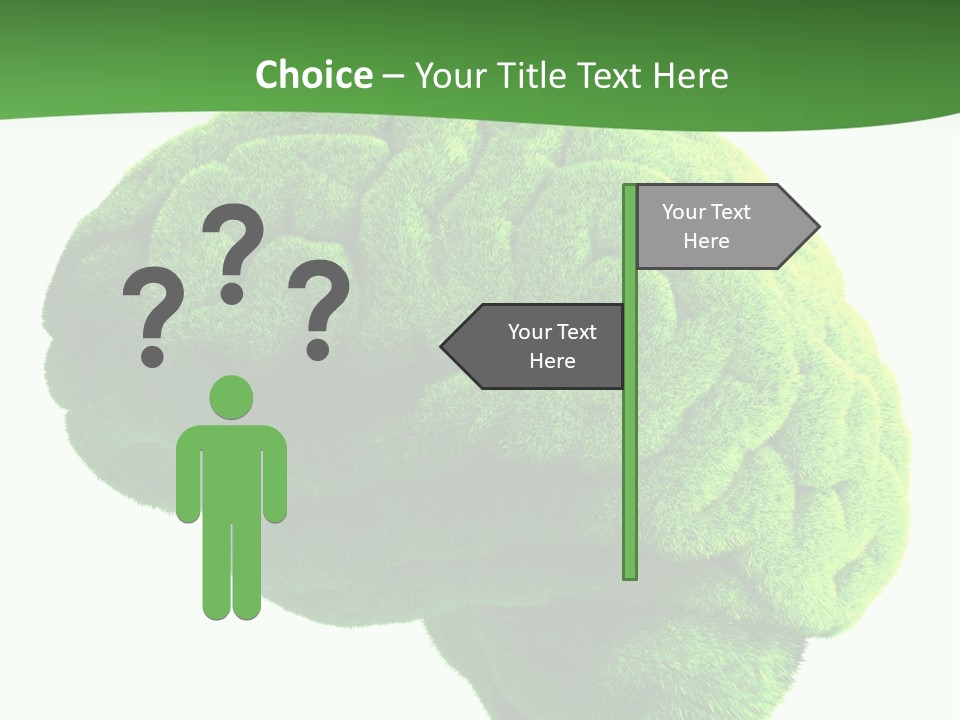 Wisdom White Growing PowerPoint Template