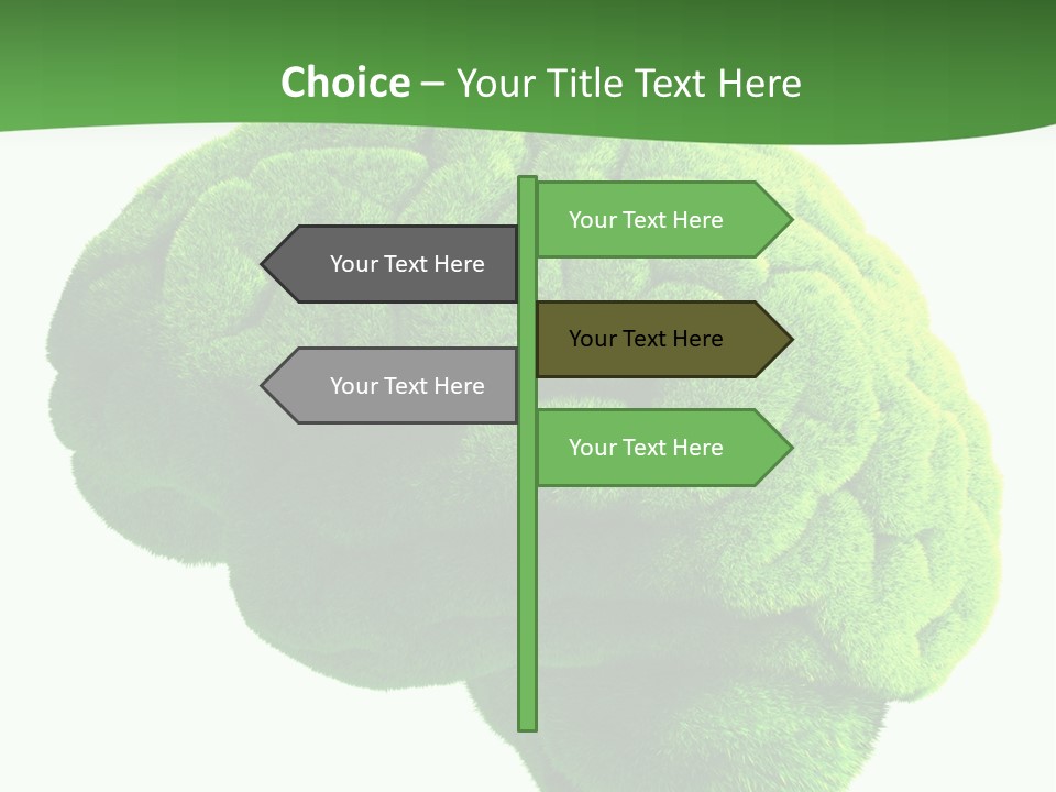 Wisdom White Growing PowerPoint Template