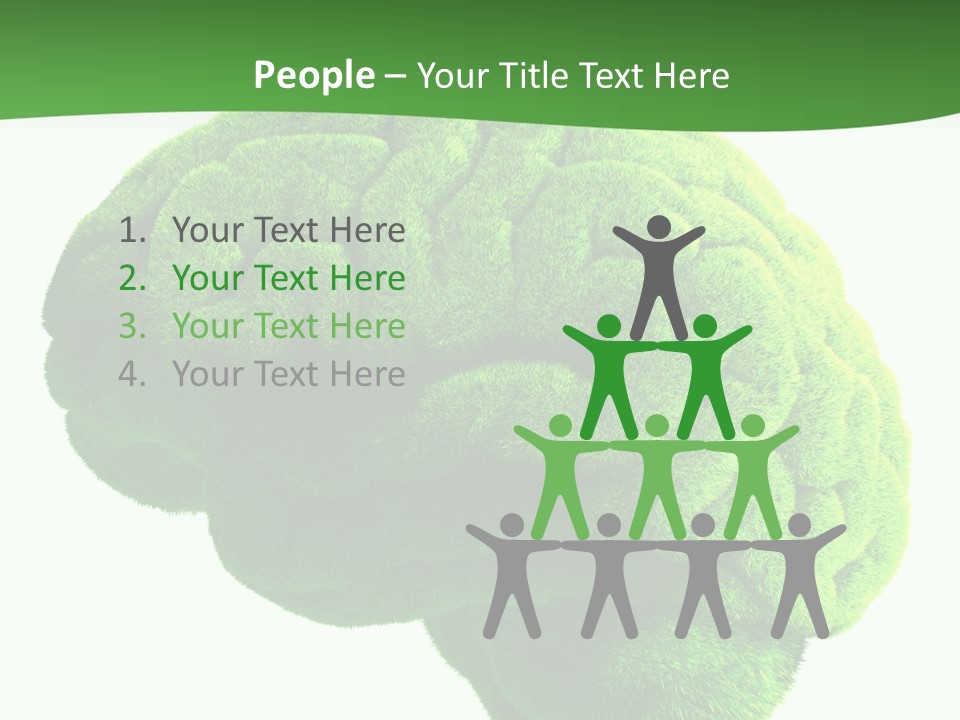 Wisdom White Growing PowerPoint Template