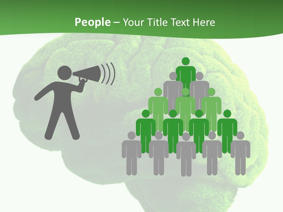 Wisdom White Growing PowerPoint Template