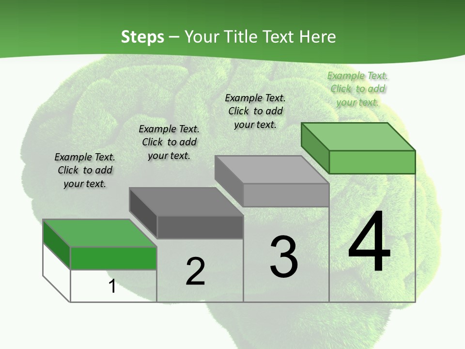 Wisdom White Growing PowerPoint Template