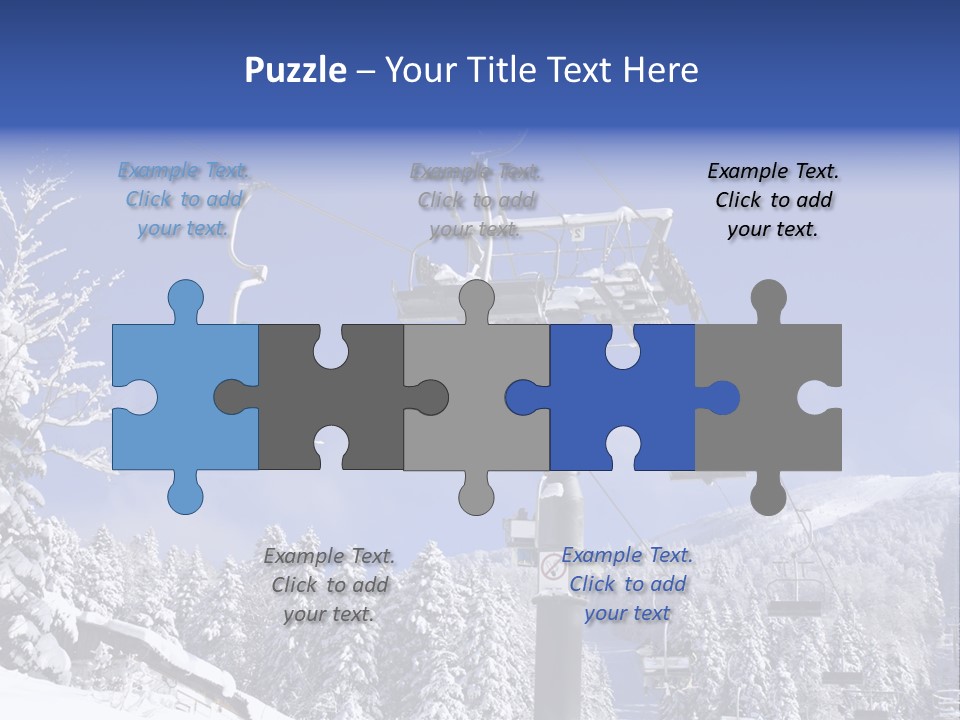 White Bukovel Pleasure PowerPoint Template