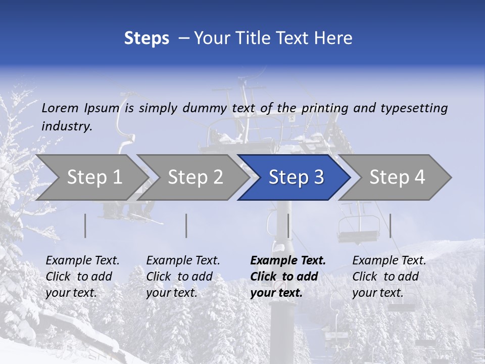 White Bukovel Pleasure PowerPoint Template