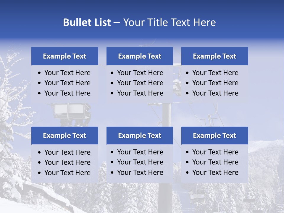 White Bukovel Pleasure PowerPoint Template