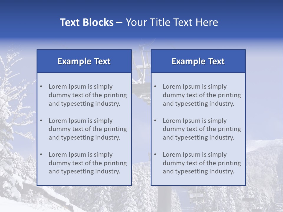 White Bukovel Pleasure PowerPoint Template