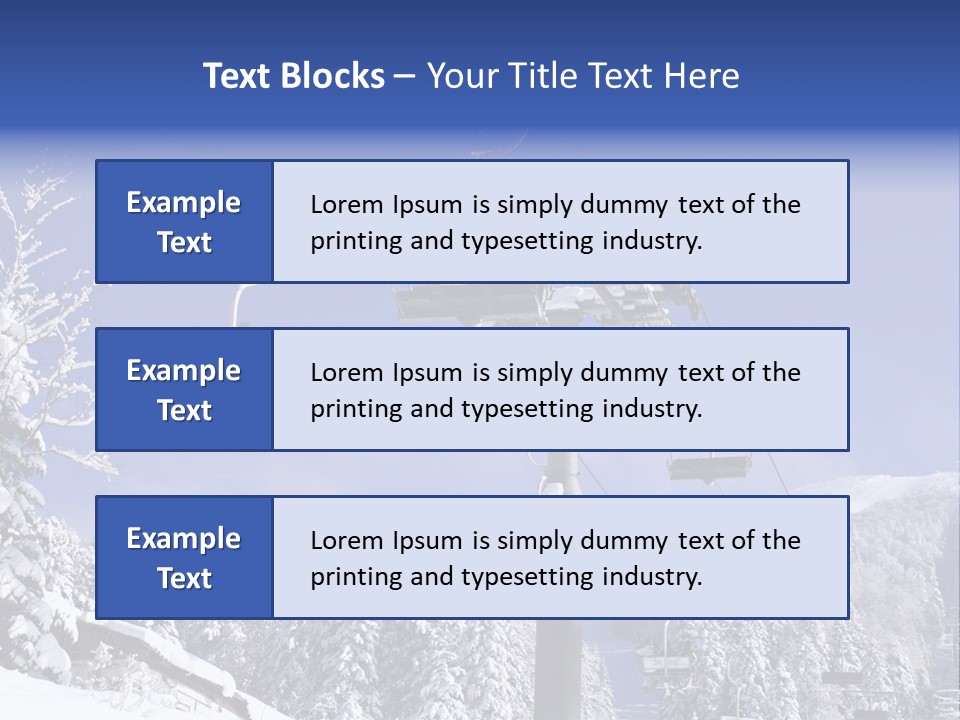 White Bukovel Pleasure PowerPoint Template