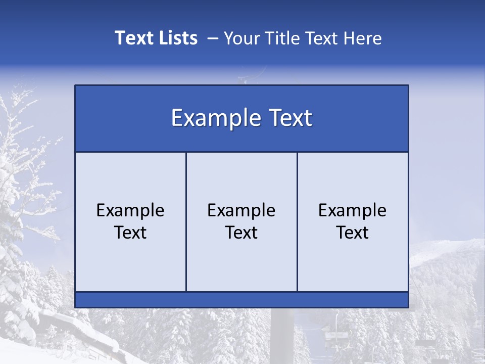 White Bukovel Pleasure PowerPoint Template