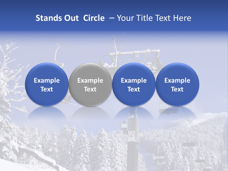 White Bukovel Pleasure PowerPoint Template