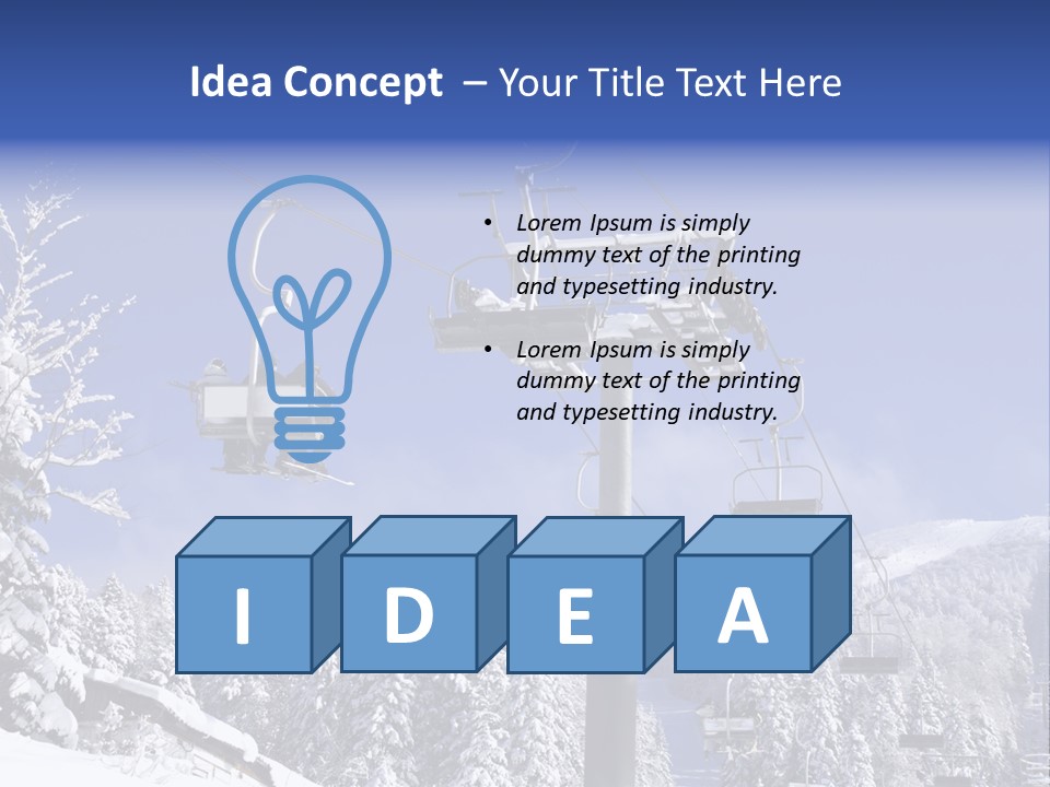 White Bukovel Pleasure PowerPoint Template