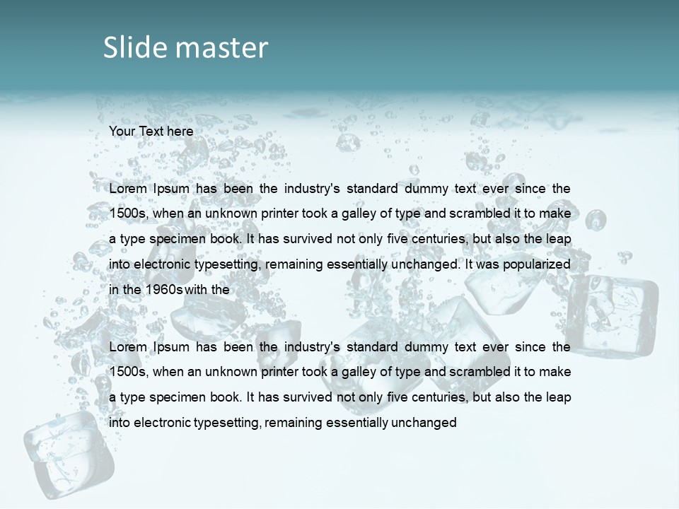 Pattern Abstract Square PowerPoint Template