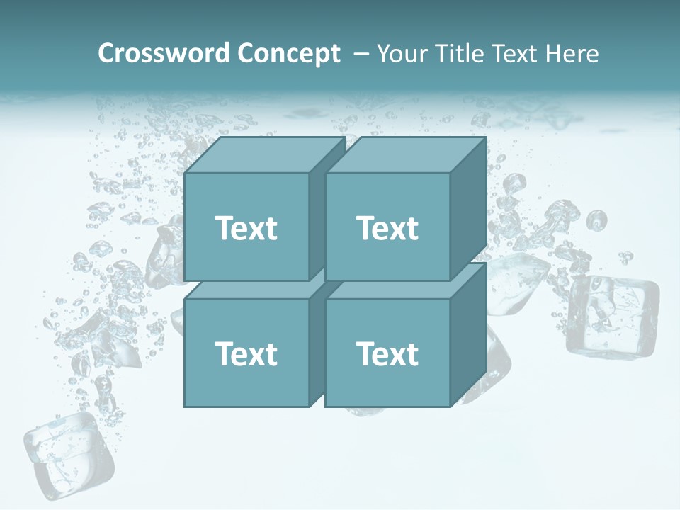 Pattern Abstract Square PowerPoint Template