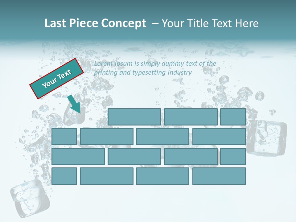 Pattern Abstract Square PowerPoint Template