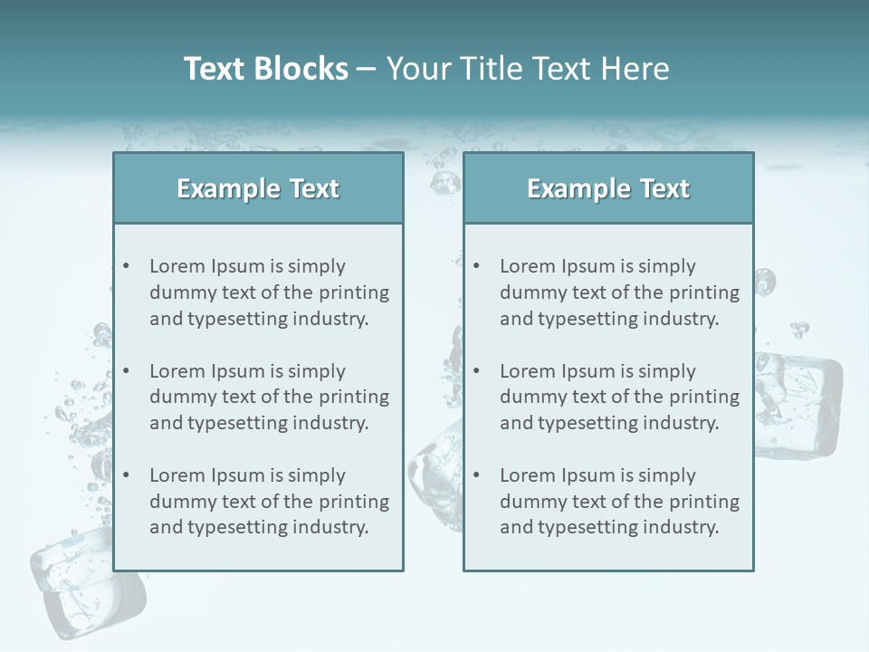 Pattern Abstract Square PowerPoint Template