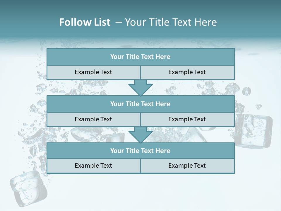 Pattern Abstract Square PowerPoint Template