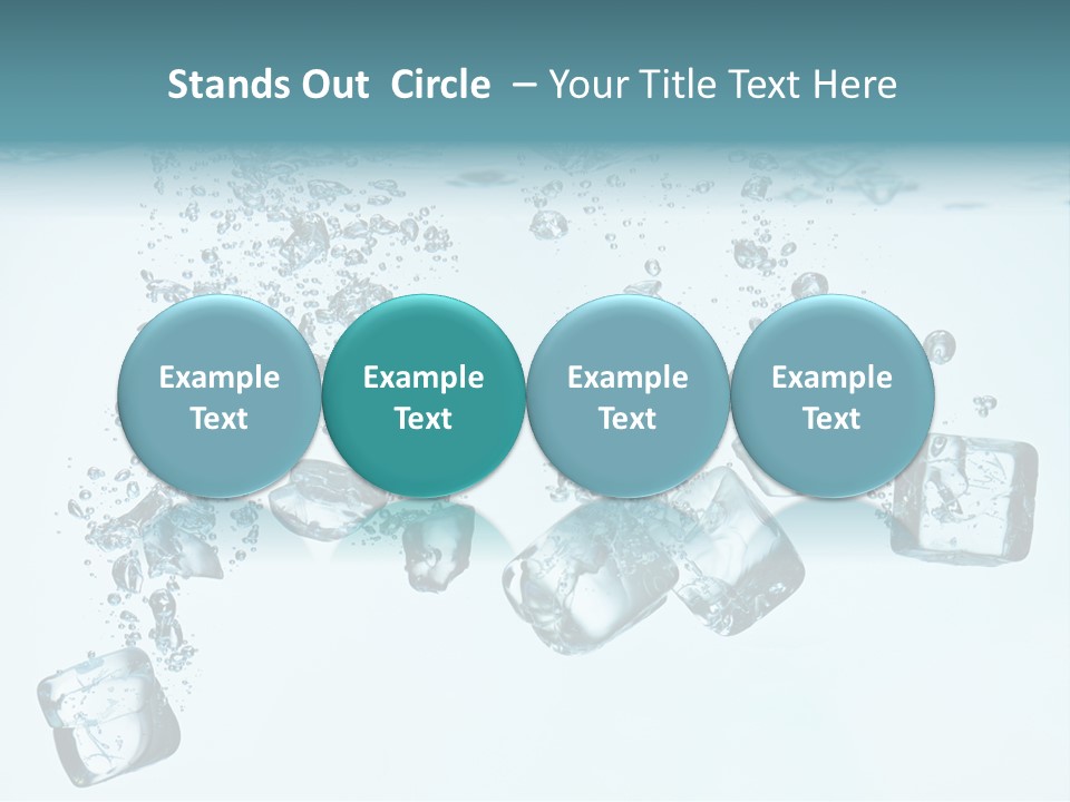 Pattern Abstract Square PowerPoint Template