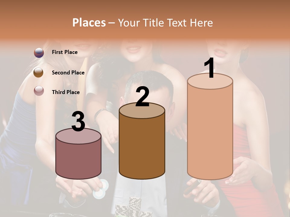 Portrait Club Gambling House PowerPoint Template